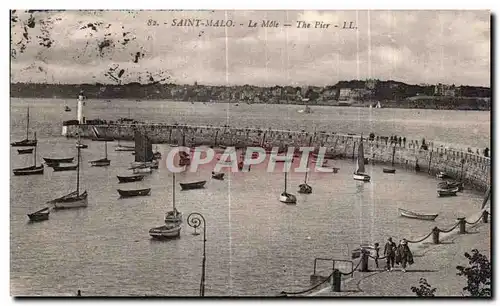 Cartes postales Saint Malo Le Mole The Pier