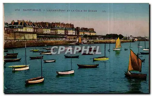 Ansichtskarte AK Saint Malo L Avant Port Et La Cale De Dinan