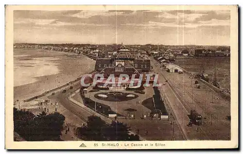 Cartes postales St Malo Le Casino et le Silion