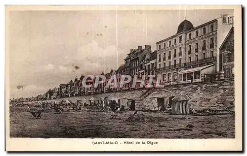 Ansichtskarte AK Saint Malo Hotel de la Digue