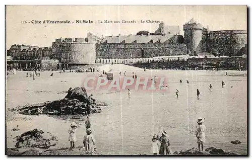 Cartes postales St Malo La mare ux Canards Le Chateau