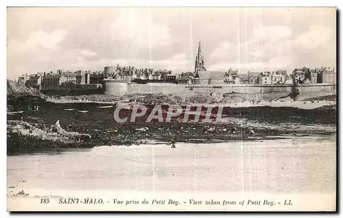 Ansichtskarte AK Saint Malo Vue prise du Petit Bey View taken from of Petit Bey