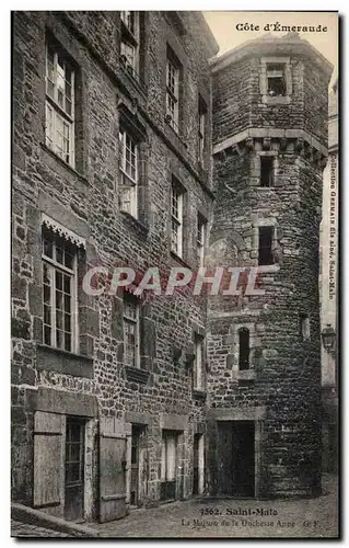 Cartes postales Saint Malo La Maison de la Dnchesse Anne