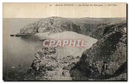 Cartes postales Anse de Dinant (Finistere) Les Rocher des Korrigans