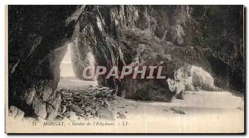 Cartes postales Morgat Grotte de I Elephant