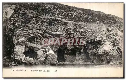 Cartes postales Morgat Entree des Grottes