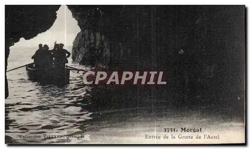 Cartes postales Morgat Entree de la Grotte de L Autel