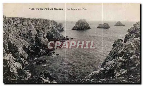 Cartes postales Presquile de Crozon La Pointe des Pois