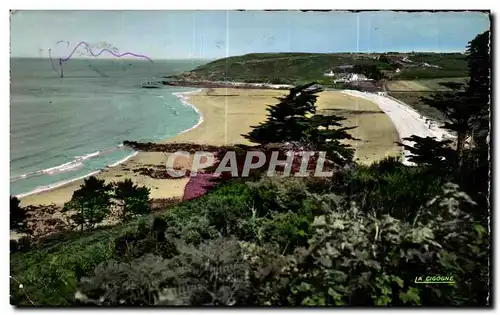 Ansichtskarte AK Plougasnou (Finistere) La Plage De Saint Jean