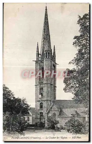 Cartes postales Plougasnou Le Clocher de L Eglise