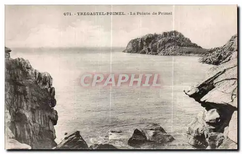 Ansichtskarte AK Tregastel Primel La Pointe de Primel