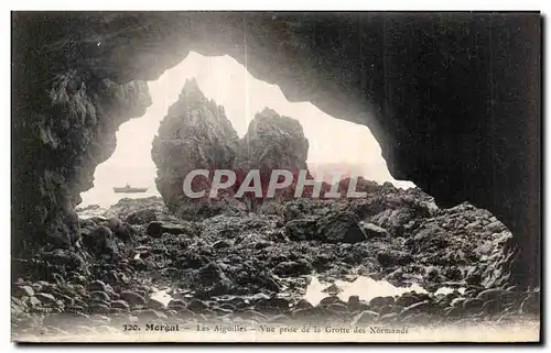 Cartes postales Morgat Les Aiguilles Vue prise de la Grotte des Normands