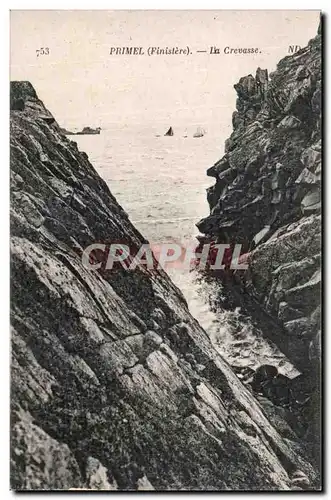 Cartes postales Primel (Finistere) La Crevasse