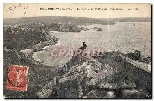 Cartes postales Primel (Finistere) La Bate et la Colline du Semaphore