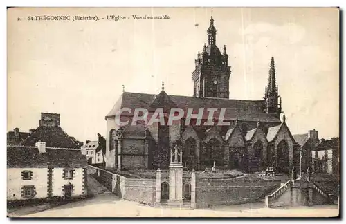 Cartes postales St Thegonnec (Finistre) L Eglise Vue d ensemble