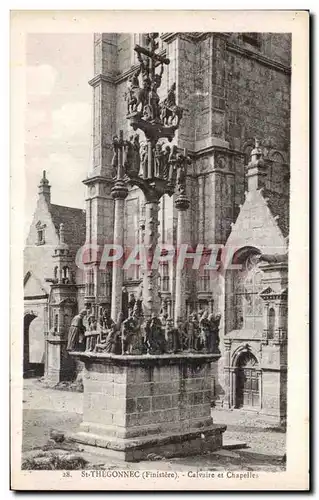 Cartes postales St Thegonnec (Finistre) CAlvaire et Chapelles