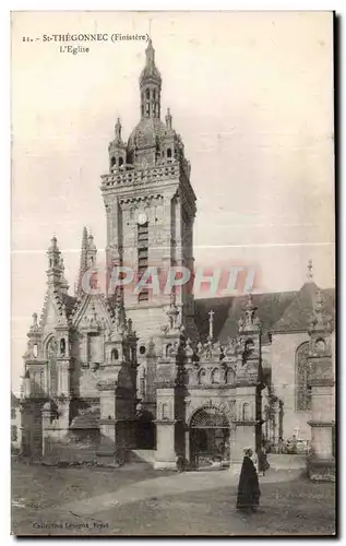 Ansichtskarte AK St Thegonnec (Finistere) L Eglise