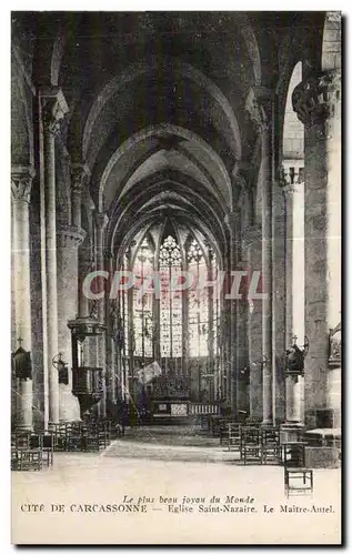 Cartes postales Cite de Carcassonne Le plus beau Joyau du Monde Tour Eglise Saint Nazaire Le Maitre