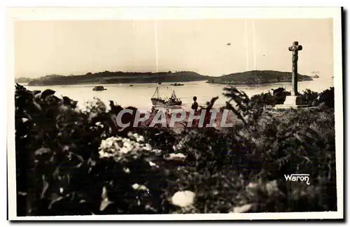 Cartes postales moderne Ile De Brehat Vue sur les IIes du Kerpont Bretagne Bateau Boat Peche