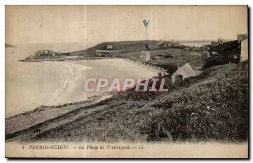 Cartes postales Perros Guirec La Plage de Trestrignel