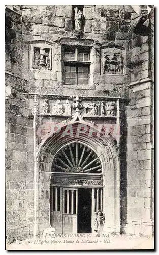 Cartes postales Perros Guirec Eglise de Notre Dame de la Clarte