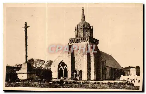 Ansichtskarte AK Perros Guirec L Eglise et Le Calvaire