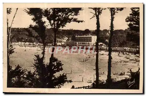 Cartes postales Perros Guirec Le Grand Hotel de Trestraou et la Plage