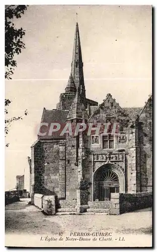 Ansichtskarte AK Perros Guirec L Eglise de Notre Dame de Clarte