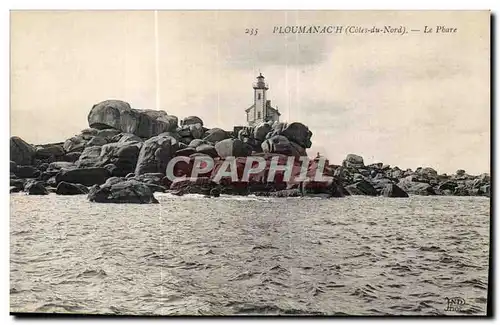 Cartes postales Ploumanac h Le Phare Lighthouse