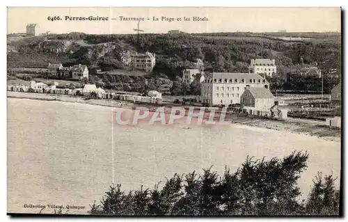 Cartes postales Perros Guirec Trestraou La Plage et les Hotels