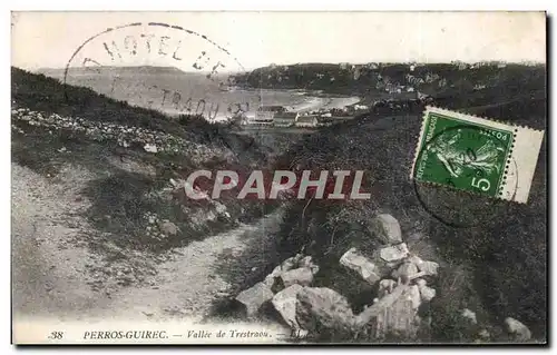 Cartes postales Perros Guirec Valle de Trestraou