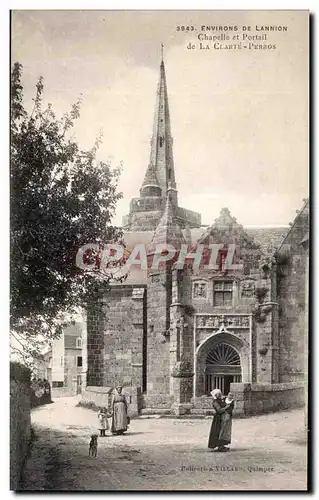 Ansichtskarte AK Environs De Lannion Chapelle et Portail de La Clarte Perros