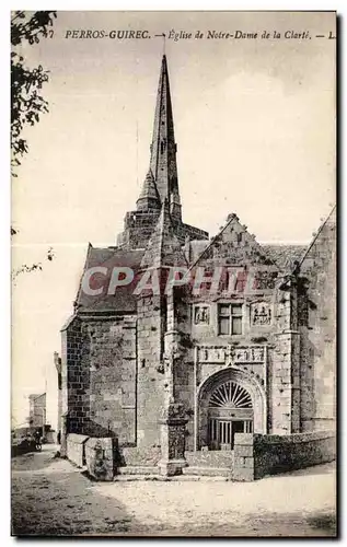 Ansichtskarte AK Perros Guirec Eglise de Notre Dame de la Clarte