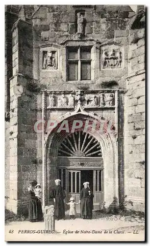 Ansichtskarte AK Perros Guirec Eglise de Notre Dame de la Clarte