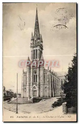 Cartes postales Paimpol Le Clocher et I Eglise