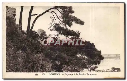 Cartes postales Loguivy Paysage a la Roche Tonnerre