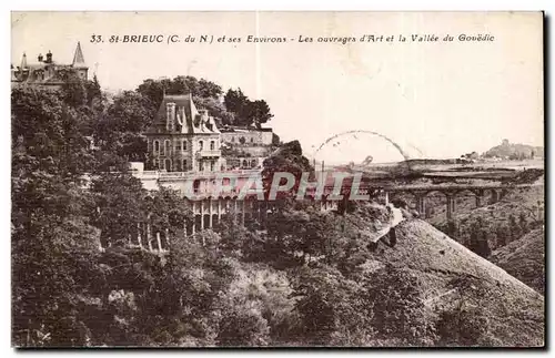 Ansichtskarte AK St Bricuc et ses Environs Les Ouvrages d art et la vallee du Gouedic