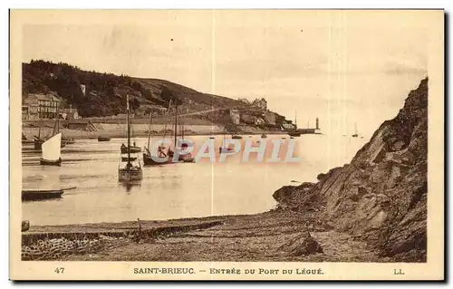 Ansichtskarte AK Sanit Brieuc Entree du Port Du Legue