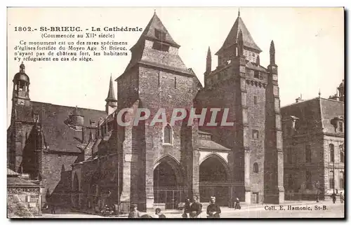 Cartes postales Saint Brieuc La Cathedrale