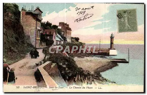 Cartes postales Saint Brieuc Sour la Tour Le Chemin du Phare Lighthouse