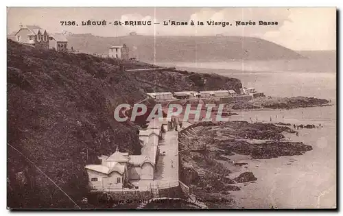 Cartes postales Saint Brieuc Legue L Anse a la Vierge Maree Basse