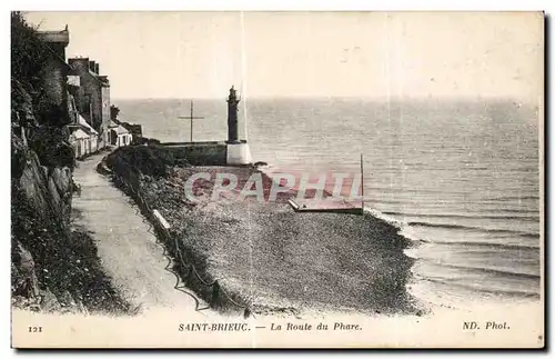 Cartes postales Saint Brieuc La Route du Phare