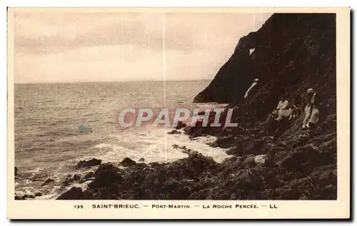 Cartes postales Saint Brieuc Port Martin La Roche Percee