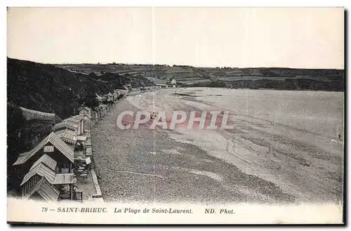 Cartes postales Saint Brieuc La Plage de Saint Laurent