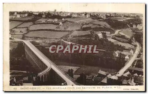 Cartes postales Saint Brieuc Vue Generale Prise Des Hauteurs De Plerin