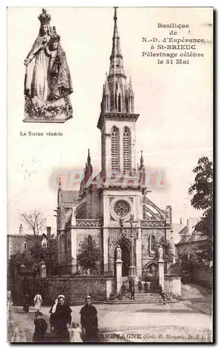 Ansichtskarte AK Basilique de d Esperance a St Brieuc Pelerinage celebre le 31 mai
