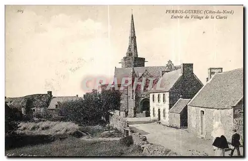 Ansichtskarte AK Perros Guirec (Cotes du Nord) Entree du Village de la Clarte