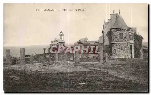 Cartes postales Ploumanach L Entree du Phare Lighthouse