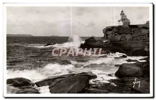 Ansichtskarte AK Ploumanach Les rochers du phare