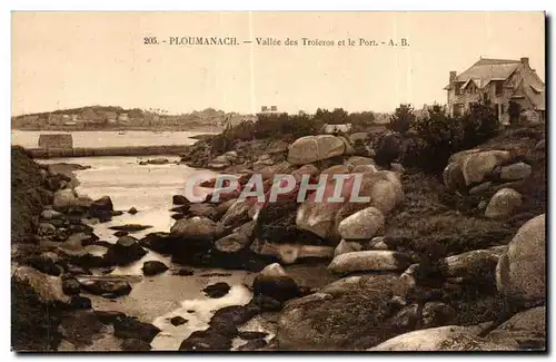 Ansichtskarte AK Ploumanach Vallee des Troieros et le Port